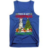 This Is My Christmas Pajamas Alaskan Malamute Dog Christmas Gift Tank Top