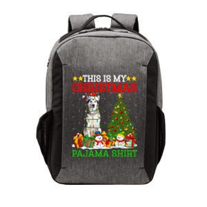 This Is My Christmas Pajamas Alaskan Malamute Dog Christmas Gift Vector Backpack