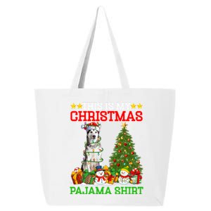 This Is My Christmas Pajamas Alaskan Malamute Dog Christmas Gift 25L Jumbo Tote