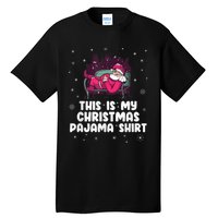 This Is My Christmas Pajama Shirt Funny Christmas Santa Tall T-Shirt