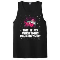 This Is My Christmas Pajama Shirt Funny Christmas Santa PosiCharge Competitor Tank