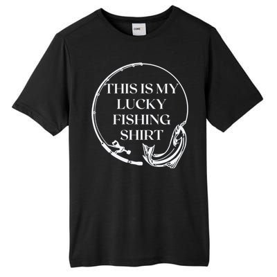 This Is My Lucky Fishing Shirt Tall Fusion ChromaSoft Performance T-Shirt