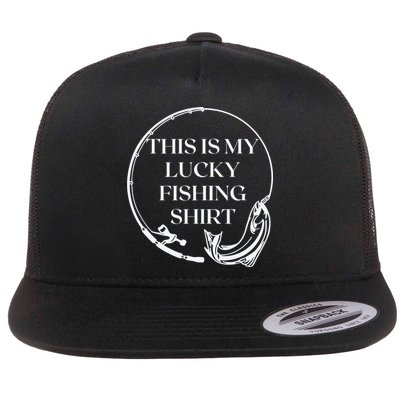 This Is My Lucky Fishing Shirt Flatbill Hat