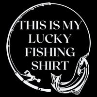 This Is My Lucky Fishing Shirt 16 in Basic Backpack