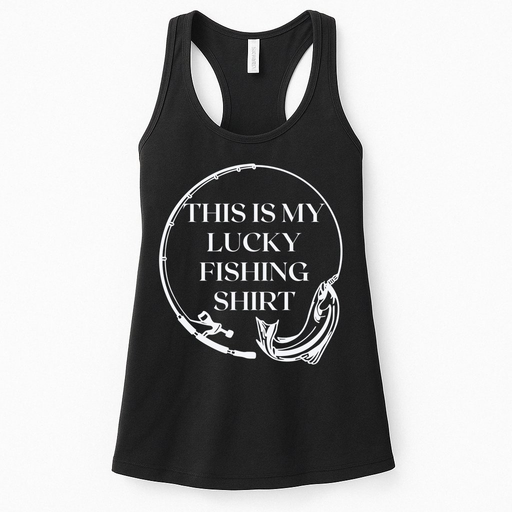 This Is My Lucky Fishing Shirt Womens Tank Top
