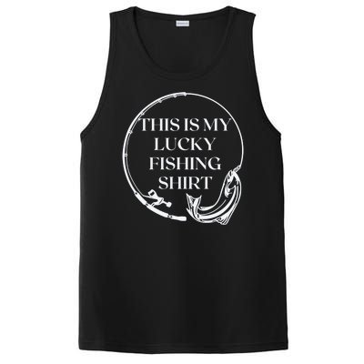 This Is My Lucky Fishing Shirt PosiCharge Competitor Tank