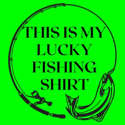 This Is My Lucky Fishing Shirt T-Shirt