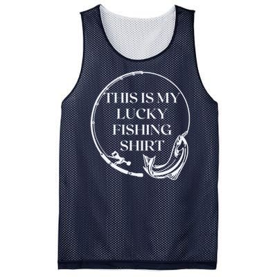 This Is My Lucky Fishing Shirt Mesh Reversible Basketball Jersey Tank