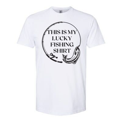 This Is My Lucky Fishing Shirt Softstyle CVC T-Shirt