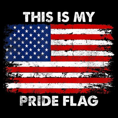 This Is My Pride Flag USA American T-Shirt