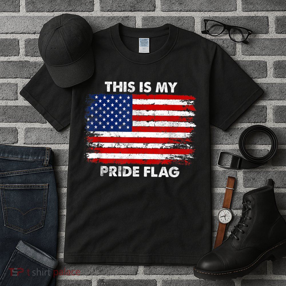 This Is My Pride Flag USA American Tall T-Shirt