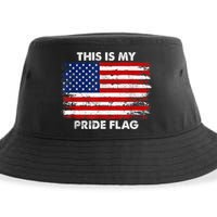This Is My Pride Flag USA American Sustainable Bucket Hat