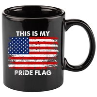 This Is My Pride Flag USA American 11oz C Handle Ceramic Mug