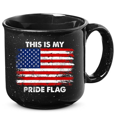 This Is My Pride Flag USA American 15oz Campfire Ceramic Mug