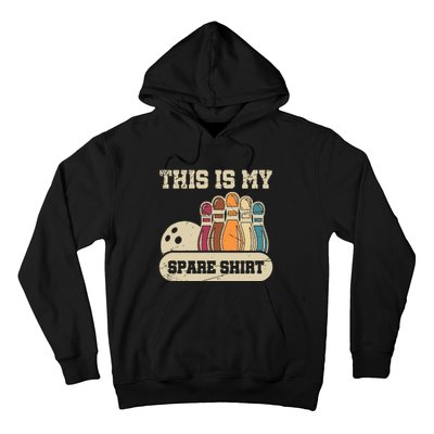 This Is My Spare Bowling Alley Gutter Pins Bowling Hoodie