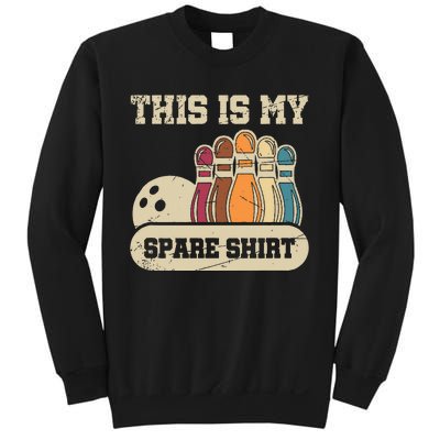 This Is My Spare Bowling Alley Gutter Pins Bowling Sweatshirt