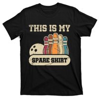 This Is My Spare Bowling Alley Gutter Pins Bowling T-Shirt