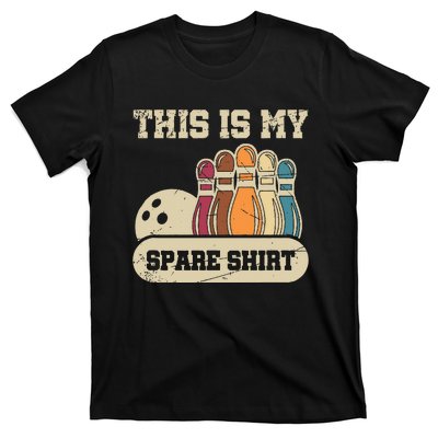 This Is My Spare Bowling Alley Gutter Pins Bowling T-Shirt