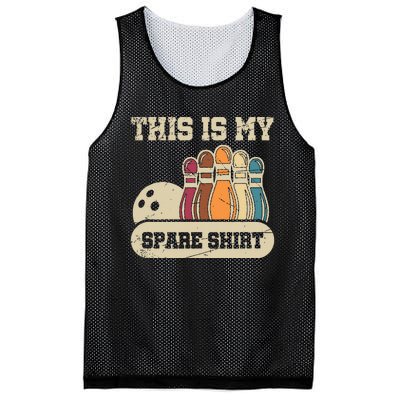 This Is My Spare Bowling Alley Gutter Pins Bowling Mesh Reversible Basketball Jersey Tank