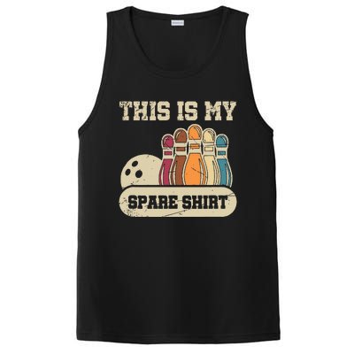 This Is My Spare Bowling Alley Gutter Pins Bowling PosiCharge Competitor Tank