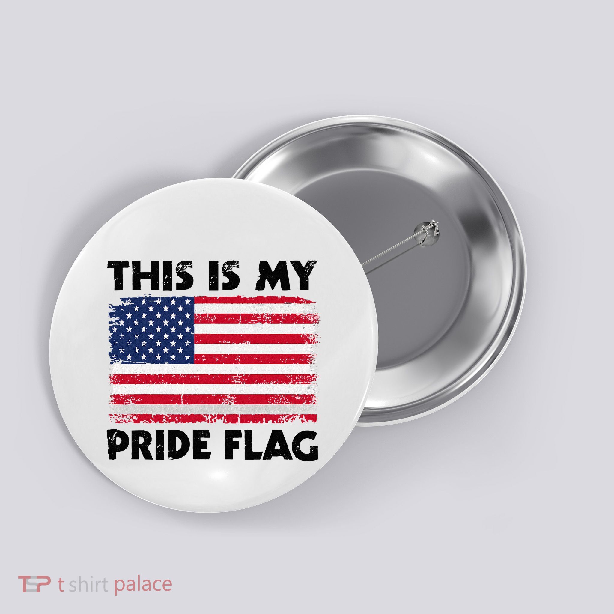 This Is My Pride Flag Button