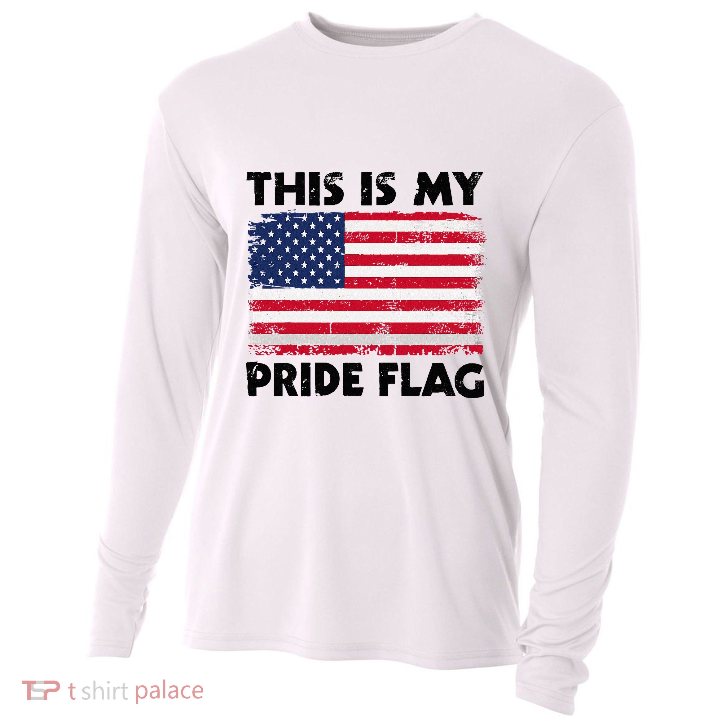 This Is My Pride Flag Cooling Performance Long Sleeve Crew