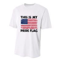 This Is My Pride Flag Youth Performance Sprint T-Shirt