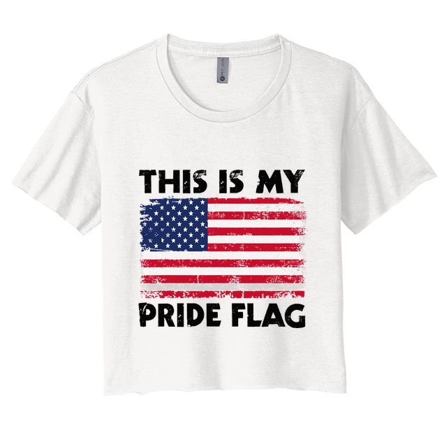 This Is My Pride Flag Crop Top