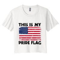 This Is My Pride Flag Crop Top
