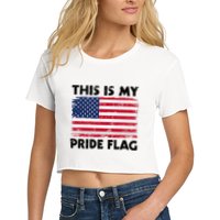 This Is My Pride Flag Crop Top
