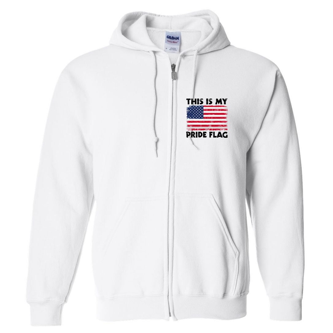 This Is My Pride Flag Full Zip Hoodie