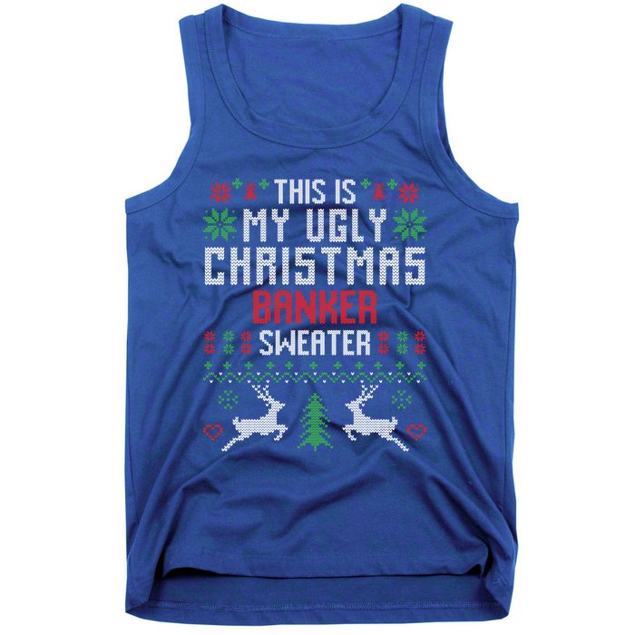 This Is My Ugly Christmas Banker Sweater Gift Tank Top