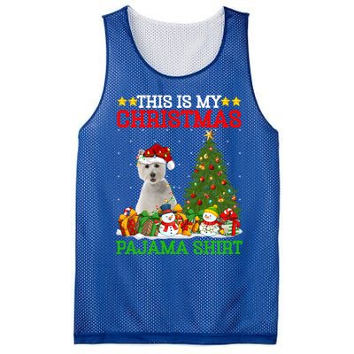 This Is My Christmas Tree Pajamas Westie Dog Christmas Gift Mesh Reversible Basketball Jersey Tank