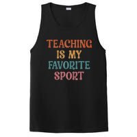 Teaching Is My Favorite Sport Funny Teacher Teaching Lover PosiCharge Competitor Tank