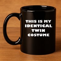 This Is My Identical Twin Costume Funny Halloween Costume 11oz C Handle Ceramic Mug