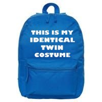 This Is My Identical Twin Costume Funny Halloween Costume 16 in Basic Backpack