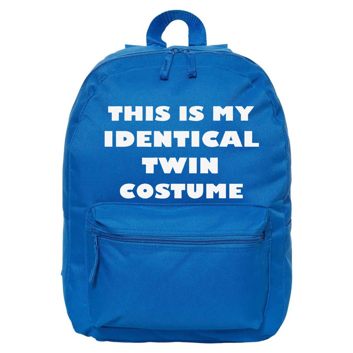 This Is My Identical Twin Costume Funny Halloween Costume 16 in Basic Backpack