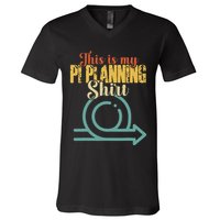 This is my PI Planning Scrum Agile Kanban Scaled Agile V-Neck T-Shirt
