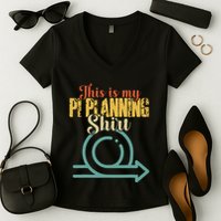 This is my PI Planning Scrum Agile Kanban Scaled Agile Women's V-Neck T-Shirt