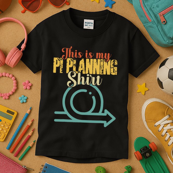 This is my PI Planning Scrum Agile Kanban Scaled Agile Kids T-Shirt