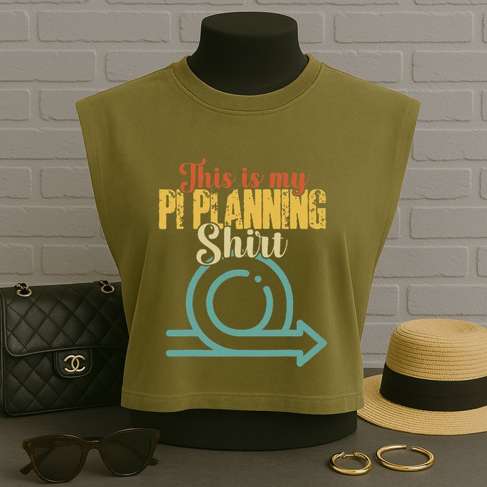 This is my PI Planning Scrum Agile Kanban Scaled Agile Garment-Dyed Women's Muscle Tee