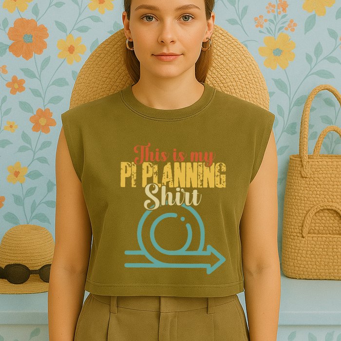 This is my PI Planning Scrum Agile Kanban Scaled Agile Garment-Dyed Women's Muscle Tee