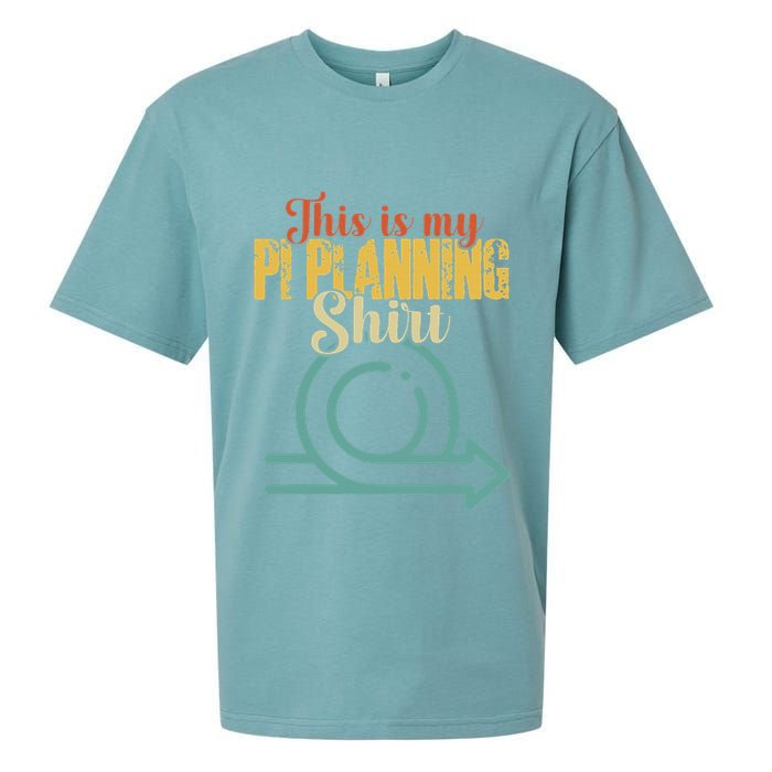 This is my PI Planning Scrum Agile Kanban Scaled Agile Sueded Cloud Jersey T-Shirt