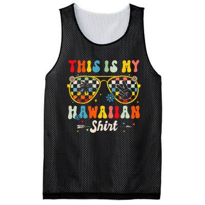 This Is My Hawaiian Tropical Luau Summer Party Hawaii Mesh Reversible Basketball Jersey Tank