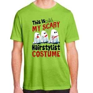 This Is My Scary Hairstylist Costume Funny Halloween Ghosts Adult ChromaSoft Performance T-Shirt