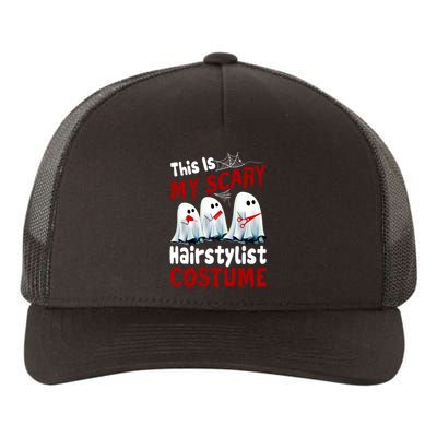 This Is My Scary Hairstylist Costume Funny Halloween Ghosts Yupoong Adult 5-Panel Trucker Hat