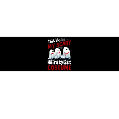 This Is My Scary Hairstylist Costume Funny Halloween Ghosts Bumper Sticker