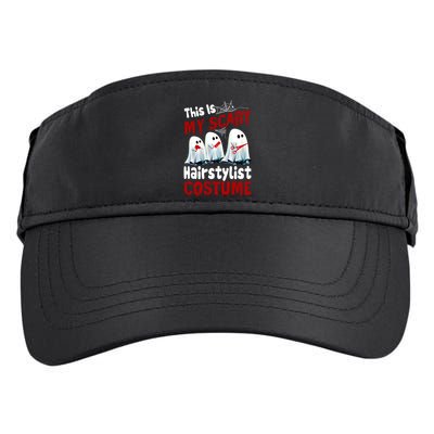 This Is My Scary Hairstylist Costume Funny Halloween Ghosts Adult Drive Performance Visor