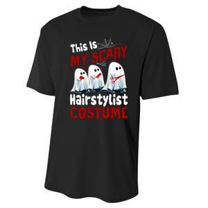 This Is My Scary Hairstylist Costume Funny Halloween Ghosts Performance Sprint T-Shirt