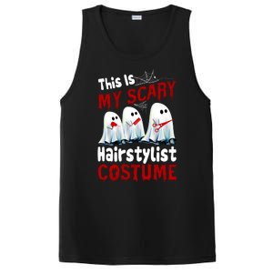 This Is My Scary Hairstylist Costume Funny Halloween Ghosts PosiCharge Competitor Tank